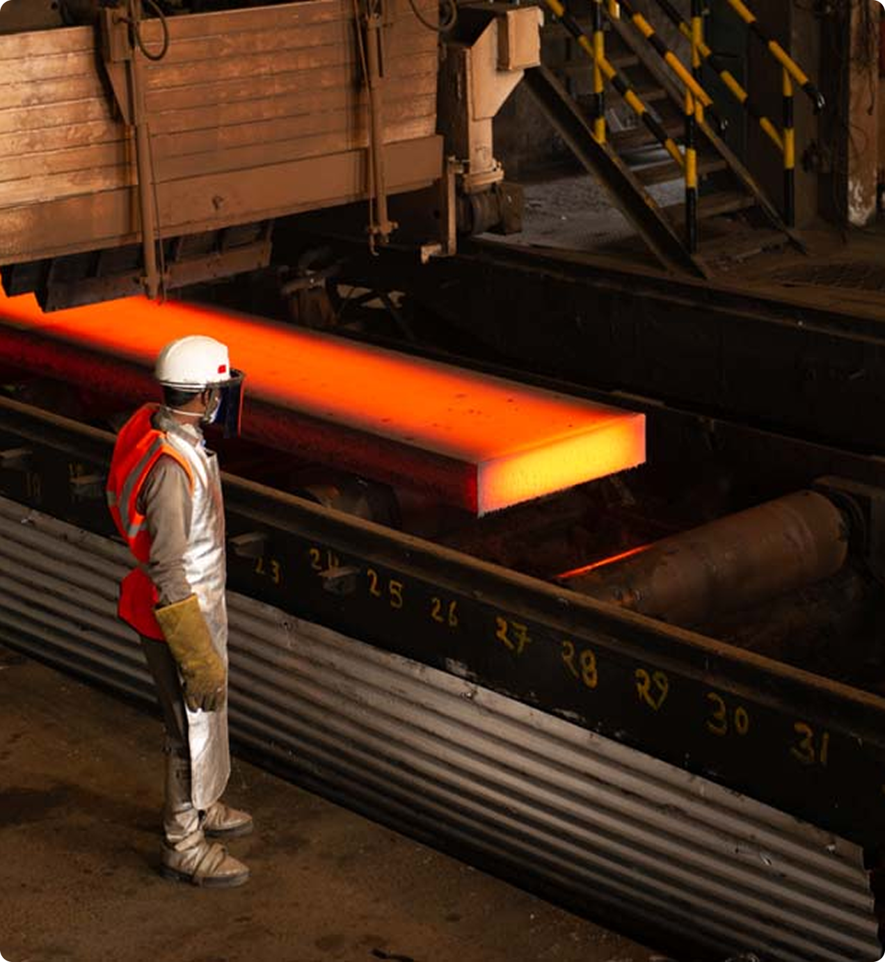 High-quality industrial steel slabs for construction and manufacturing